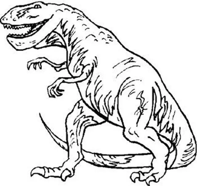 Dinosaur Coloring Pages 9
